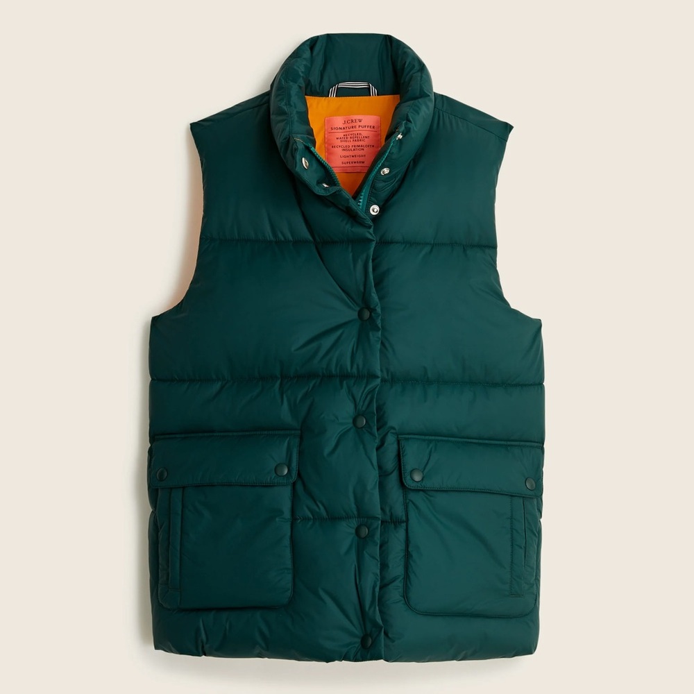 J. Crew Puffer vest with PrimaLoft®